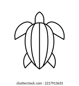 Sea Turtle Logo. Icon design. Template elements