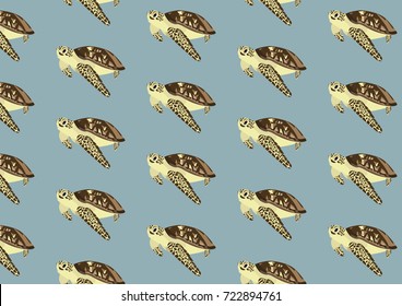 Sea turtle pattern