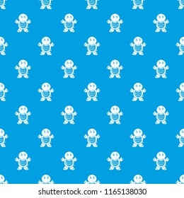 Sea turtle pattern vector seamless blue repeat for any use