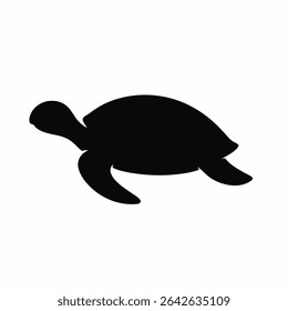 Sea Turtle Silhouette Aquatic Animal