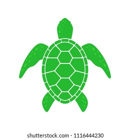 Sea Turtle Turtle Silhouette Vector Icon Stock Vector (royalty Free 