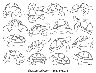 4,921 Outline tortoise Images, Stock Photos & Vectors | Shutterstock