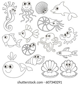660 Top Underwater Coloring Book Pages  Images