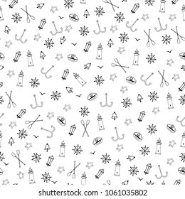 sea underwater seamless pattern
