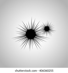 Sea urchin icon