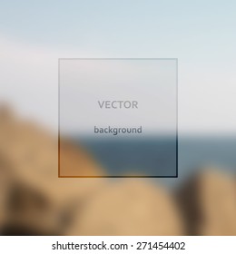 Sea. Vector art. Illustration of soft colored abstract background. 