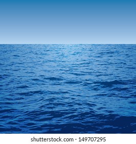 Sea vector background.