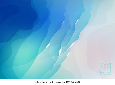 Sea vector background
