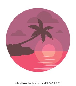 Sea Vector Icon