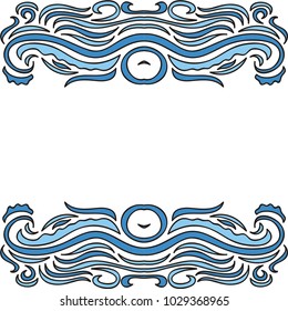 Sea. Vector illustration