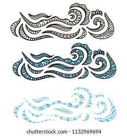 Sea. Vector illustration