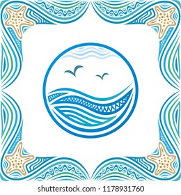 Sea. Vector illustration