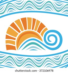 Sea vector illustration
