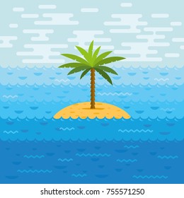 Sea. Vector Illustration