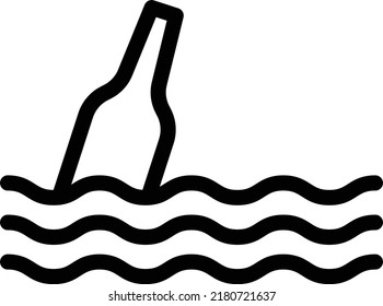 Sea Vector Illustration auf transparentem Hintergrund.Premium-Qualität symmbols.Stroke Vektorsymbol für Konzept und Grafikdesign.