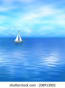 37,768 Sailboat on calm water Images, Stock Photos & Vectors | Shutterstock