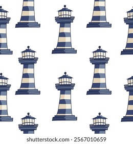 Sea Vector Patterns: Ships, Anchors, and Waves