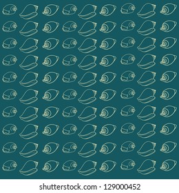 sea vector seamless pattern