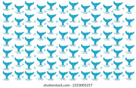 sea vibes vector digital paper pattern