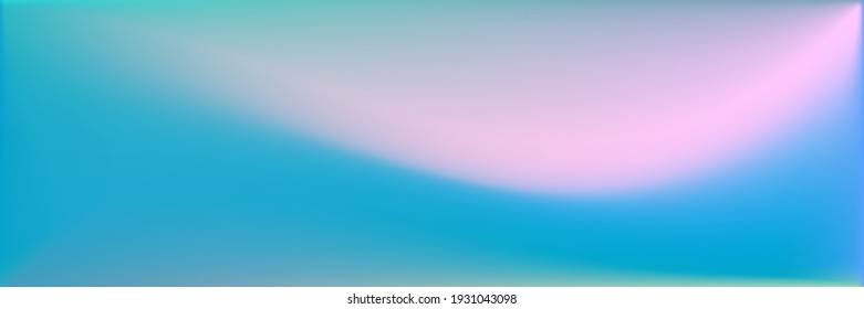 Sea Vibrant Smooth Surface Backdrop. Multicolor Colorful Wavy Gradient Mesh. Turquoise Trendy Background. Indigo Rainbow Wavy Gradient Mesh. Bright Ocean Natural Blurred Texture Illustration.