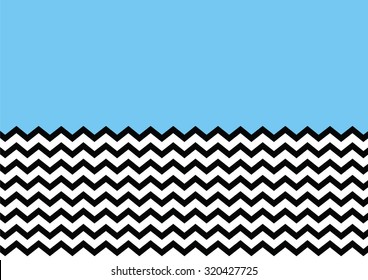 Sea view in minimalist style.