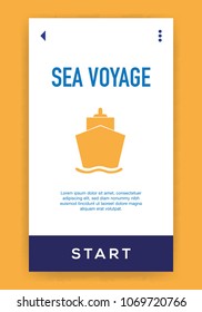 Sea Voyage Icon