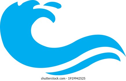 sea water blue vector design