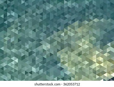 sea water color triangular seamless vector pattern background