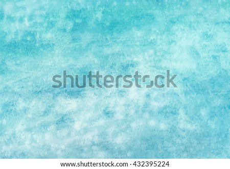 Sea water texture, abstract watercolor background, vector illustration