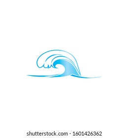sea water vector illustration design icon logo template