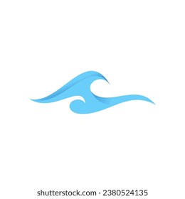 sea water wave logo design , graphic element for logo