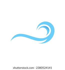sea water wave logo design , graphic element for logo