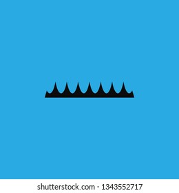 sea water waves icon vector