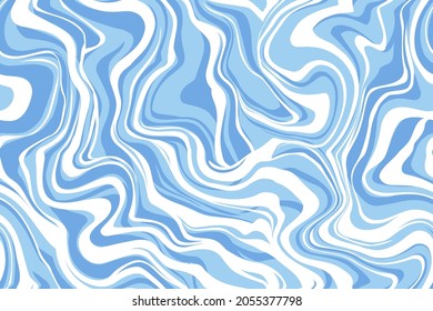 Sea wave abstract minimal seamless repeat pattern. - Shutterstock ID 2055377798