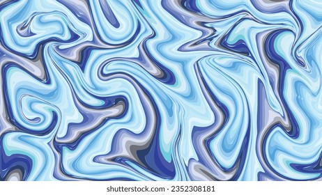 Sea wave abstract minimal seamless repeat pattern. Abstract liquid fluid effect color pattern. Textile colorful seamless pattern cover, wrapping paper background.