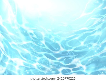 sea wave background water surface blue