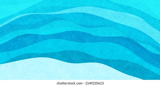 Sea wave curve Japanese paper background