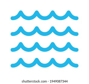 Sea wave design vector illustration.