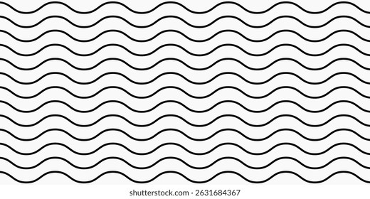 Sea wave icon set. Water logo, line ocean symbol in vector flat