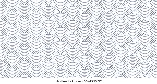 Sea wave Japanese paper background