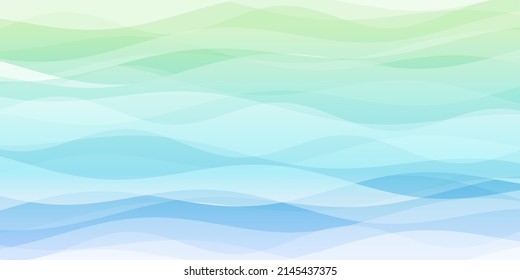 Sea wave Japanese pattern background