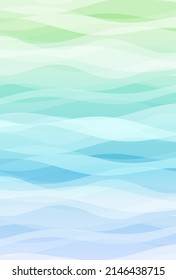 Sea wave Japanese pattern background