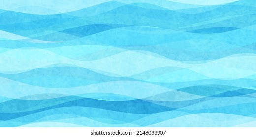 Sea wave Japanese pattern background