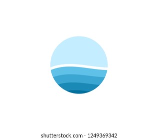Sea wave logo 