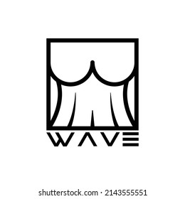 Sea wave logo design for your brand identity