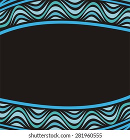 Sea wave nature pattern background vector illustration