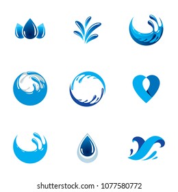 Sea Wave Splash Vector Logo Pure Stock Vector (Royalty Free) 699903454 ...