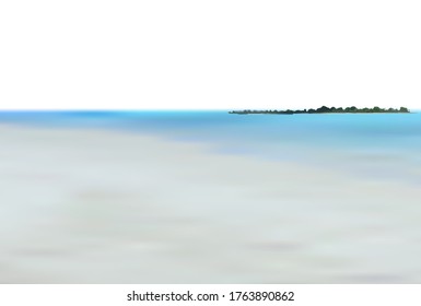 Sea wave summer landscape background