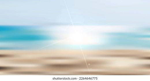 Sea wave summer landscape background