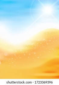 Sea wave summer sky background